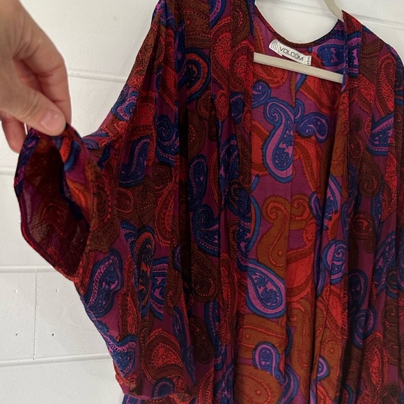 Volcom Multicolor Paisley Swim Coverup - Picture 5 of 10